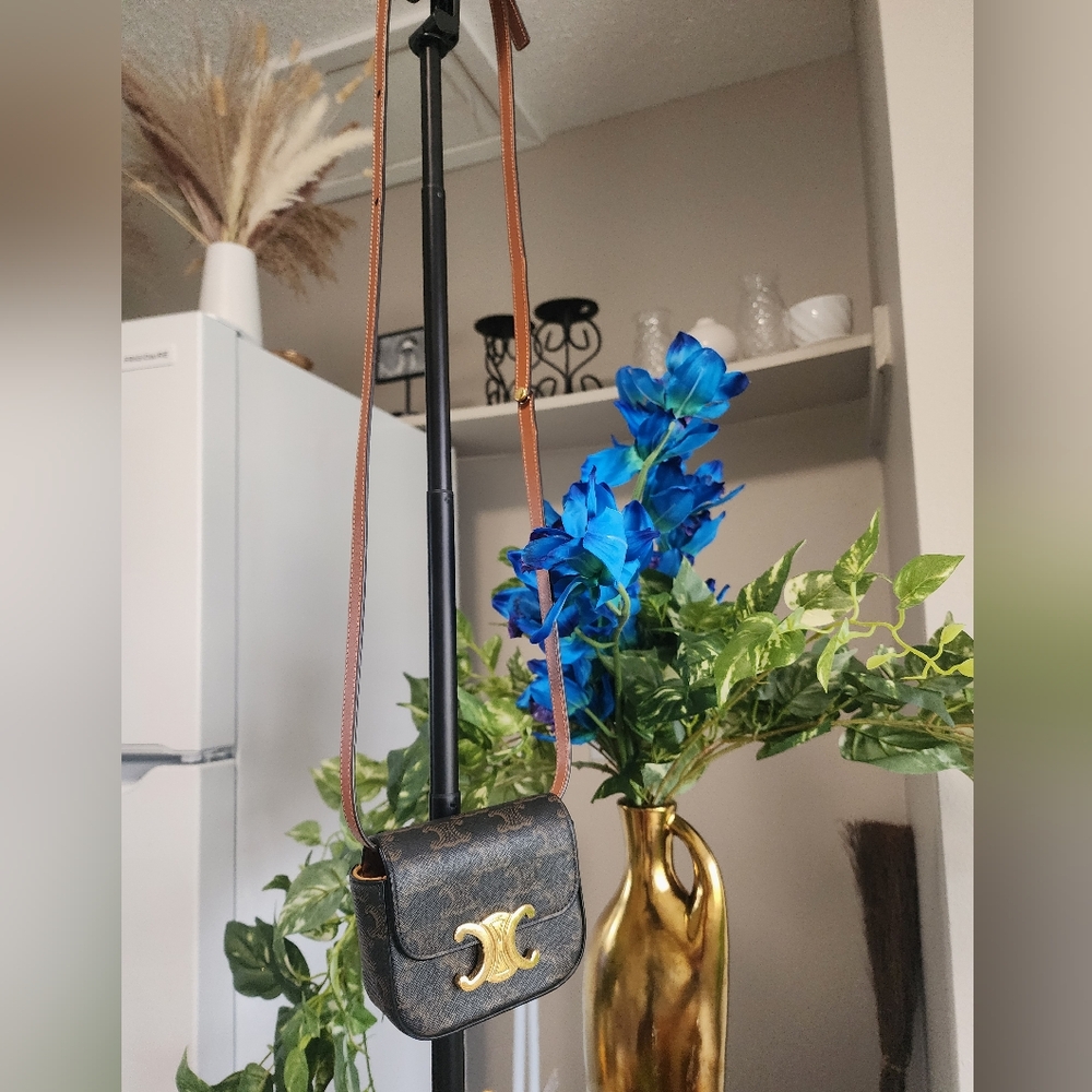 Authentic Celine Monogram Micro Crossbody Bag